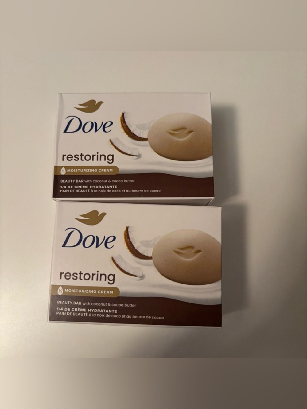 Dove Restoring Coconut & Cocoa Butter Beauty Bars